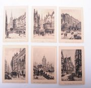 COLLECTION OF SIX EARLY 20TH CENTURY BRISTOL INTEREST ETCHINGS