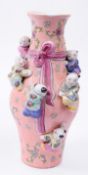 EARLY 20TH CENTURY PORCELAIN CHINESE MACAU FERTILITY VASE
