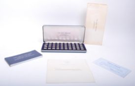 FRANKLIN MINT - 1978 THE GREAT AIRPLANES STERLING SILVER MINIATURE COLLECTION
