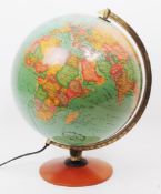 SCAN GLOBE - VINTAGE 20TH CENTURY DESK TABLE TOP GLOBE