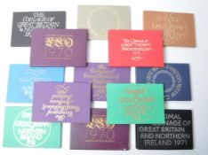 COLLECTION OF LATE 20TH CENTURY ROYAL MINT COMMEMORATIVE COIN SETS