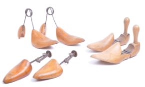 COLLECTION OF EARLY 20TH CENTURY WOODEN SHOE STRETCHERS