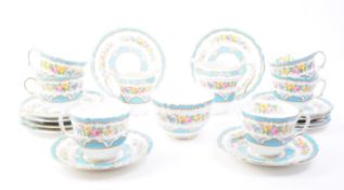 CROWN STAFFORDSHIRE - BONE CHINA TEA SERVICE
