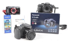 COLLECTION OF MODERN DIGITAL CAMERAS