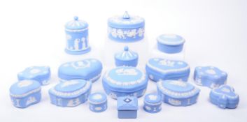 WEDGWOOD - JASPERWARE - COLLECTION OF 20TH C. STONEWARE PIECES