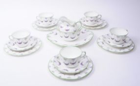 ROYAL DOULTON - EARLY 20TH CENTURY PORCELAIN PART TEA SERVICE