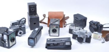 COLLECTION OF VINTAGE 20TH CENTURY CAMERAS