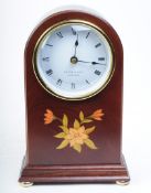 PAYNE & SON - LATE 20TH CENTURY MAHOGANY CASED MANTEL CLOCK