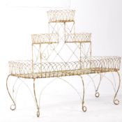 EARLY 20TH CENTURY WIRE WORK GARDEN CONSERVATORY PLANT STAND