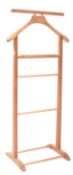 MID 20TH CENTURY OAK VALET STAND