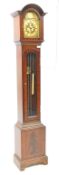 CONTEMPORARY TEMPUS FUGIT LONGCASE GRANDFATHER CLOCK
