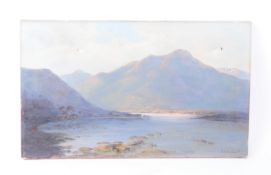 D. HARRISON - 19TH CENTURY OIL ON CANVAS SCOTTISH LANDSCAPE PAINTING