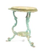 EARLY 20TH CENTURY SHIPS CAST METAL SMALL OCCASIONAL TABLE