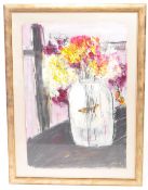 20TH CENTURY MIXED MEDIA STILL LIFE STUDY PAINTING
