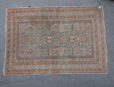 VINTAGE 20TH CENTURY PERSIAN YILDIZ FLOOR CARPET RUG