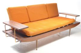 MANNER OF TOOTHILL - MID CENTURY AFROMOSIA DAYBED