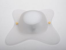 ITALIAN LATE 20TH CENTURY LARGE GLASS STAR CEILING LIGHT