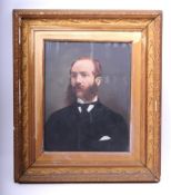 EARLY 20TH CENTURY EDWARDIAN OIL PAINTING PORTRAIT OF A GENTLEMAN