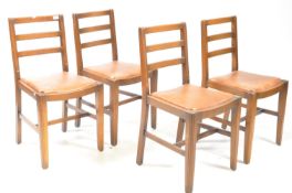 BRITISH MODERN DESIGN - FOUR MID CENTURY DINING CHAIRS