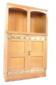 COTSWOLD SCHOOL OAK DISPLAY CABINET DRESSER