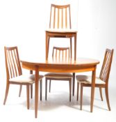 G PLAN - FRESCO TEAK DINING TABLE W/ FOUR CHAIRS