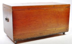 VICTORIAN MAHOGANY BLANKET BOX