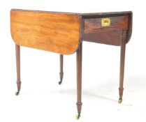 GEORGE III 19TH CENTURY PEMBROKE DROP LEAF TABLE
