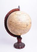 VINTAGE 20TH CENTURY BLACK FOREST STYLE DESK TOP GLOBE
