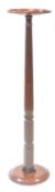 EARLY 20TH CENTURY EDWARDIAN MAHOGANY TALL PLANT STAND JARDINIERE TORCHERE
