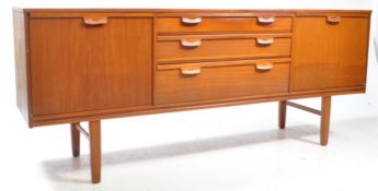 BRITISH MODERN DESIGN - MID CENTURY 1960S TEAK SIDEBOARD CREDENZA