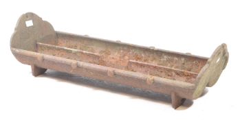 ARCHITECTURAL GARDEN SALVAGE - CAST IRON DRINKING / FEEDING TROUGH