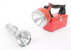 TWO VINTAGE 20TH CENTURY TORCHES