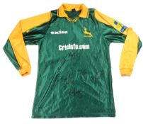 NOTTS OUTLAWS - NOTTINGHAM COUNTY CRICKET CLUB SIGNED SHIRT