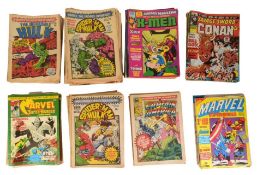 COMICS - COLLECTION OF VINTAGE MARVEL COMICS