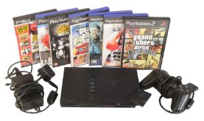 RETRO GAMING - VINTAGE SONY PLAYSTATION 2 WITH GAMES