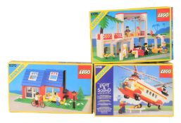 LEGO - X3 VINTAGE LEGOLAND SETS
