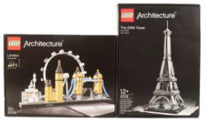 LEGO - ARCHITECTURE - THE EIFFEL TOWER & LONDON