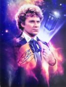 DOCTOR WHO - COLIN BAKER - SIGNED 16X12