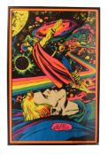 MARVEL - THOR - VINTAGE 171 THIRD EYE BLACK LIGHT POSTER