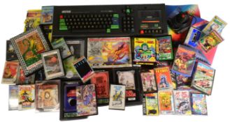 RETRO GAMING - AMSTRAD CPC 464 KEYBOARD & GAMES COLLECTION