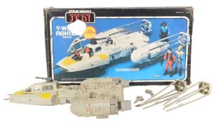 STAR WARS - ORIGINAL VINTAGE Y-WING FIGHTER PLAYSET