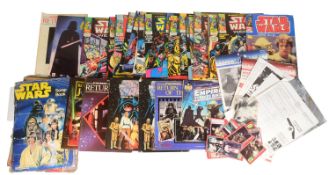 STAR WARS - COLLECTION OF VINTAGE EPHEMERA, PAPERWORK & OTHER ITEMS