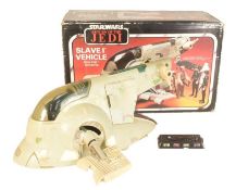 STAR WARS - ORIGINAL VINTAGE SLAVE 1 ACTION FIGURE PLAYSET