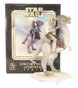 STAR WARS - GENTLE GIANT - 'LUKE SKYWALKER ON TAUNTAUN STATUE'