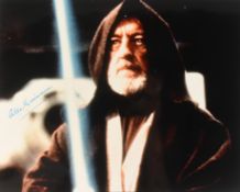 STAR WARS - SIR ALEC GUINNESS (1914-2000) - AUTOGRAPHED 8X10