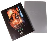 STAR WARS - ORIGINAL FILM PREMIERE BROCHUES - PHANTOM MENACE & ATTACK OF THE CLONES