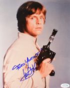 STAR WARS - MARK HAMILL - AUTOGRAPHED 8X10