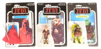 STAR WARS - ORIGINAL PALITOY / KENNER ACTION FIGURES WITH CARD BACKS