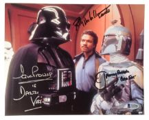 STAR WARS - EMPIRE STRIKES BACK - MULTI-SIGNED PHOTO - BECKETT