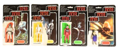 STAR WARS - ORIGINAL VINTAGE PALITOY ACTION FIGURES WITH CARDS
